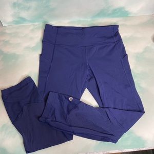 Lululemon navy blue speed up leggings